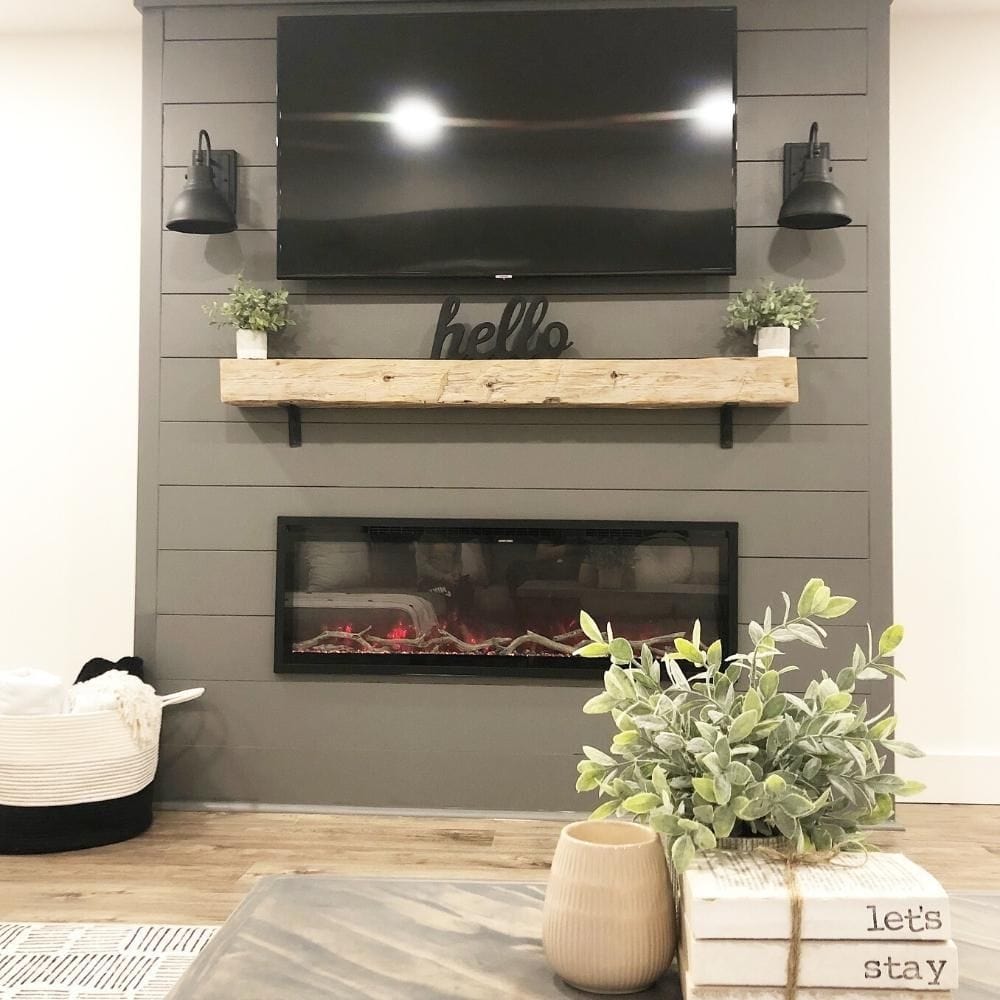 Modern Flames Spectrum Slimline Built-In Electric Fireplace.