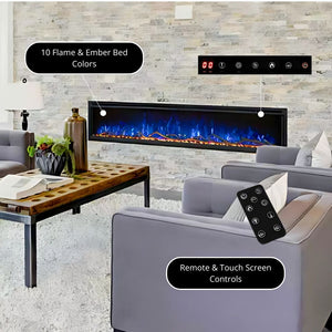 Modern Flames Spectrum Slimline Built-In Electric Fireplace.