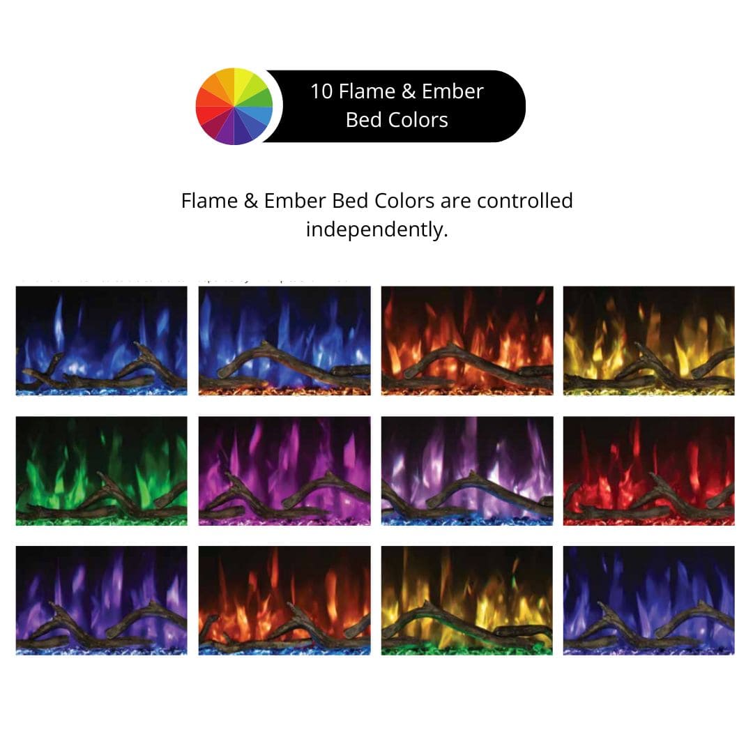 Modern Flames Spectrum Slimline Built-In Electric Fireplace.