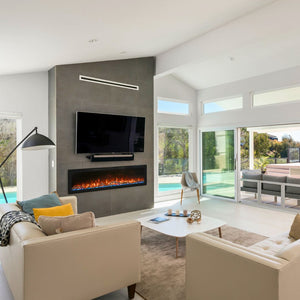 Modern Flames Spectrum Slimline Built-In Electric Fireplace.