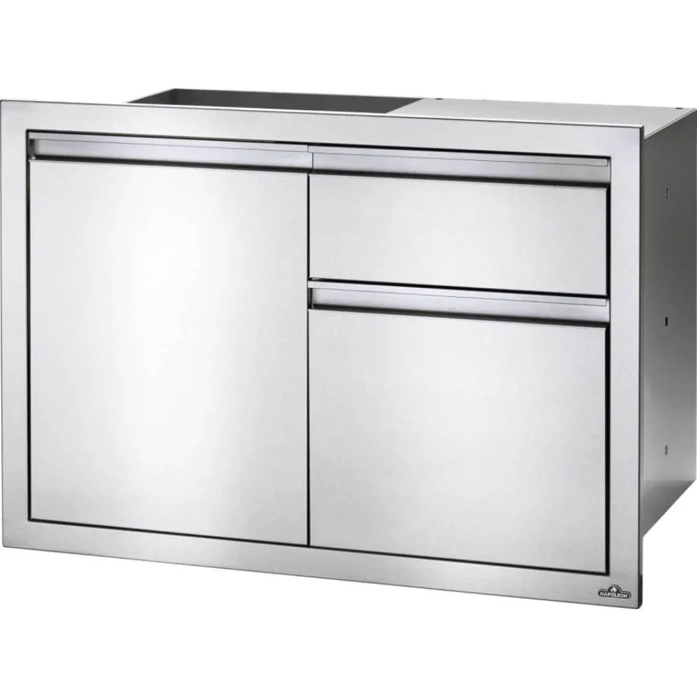 Napoleon BI-3624-1D1W - 36" x 24" Single Door & Waste Bin Drawer.