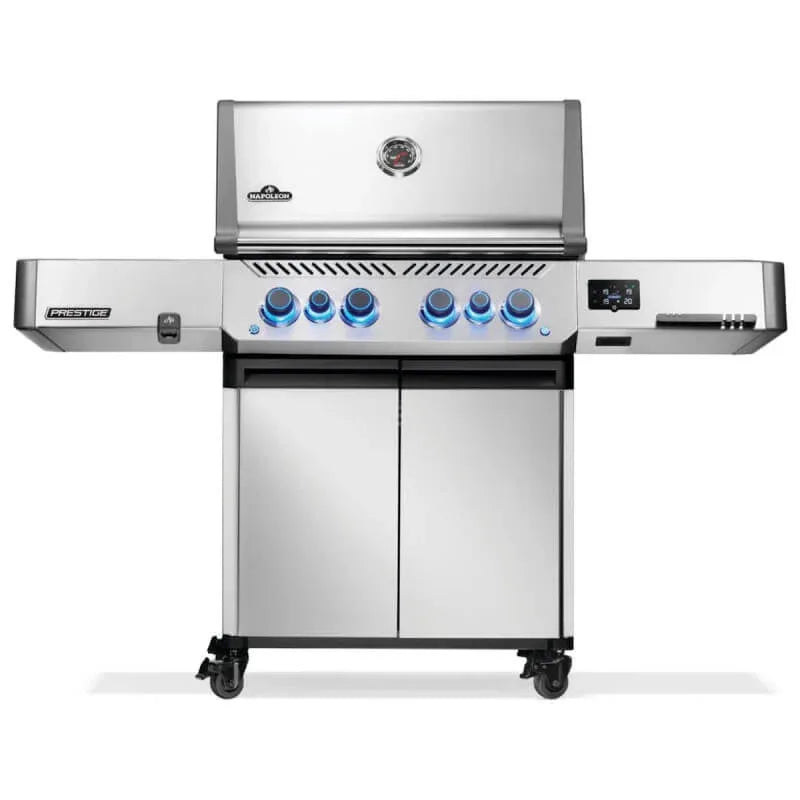 Napoleon Prestige 500 Connected 4-Burner Gas Grill w/ Rotisserie, WiFi & Bluetooth.