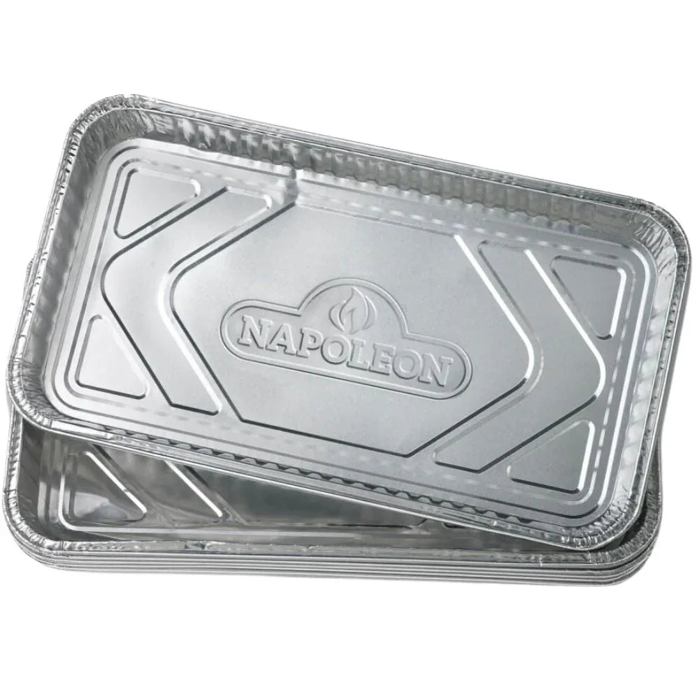 Napoleon 62008 Large Grease Drip Trays (14 x 8 inch) Pack of 5.