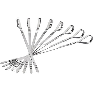Napoleon 70015 Stainless Steel MultiFunctional Skewers, 8 Pack.