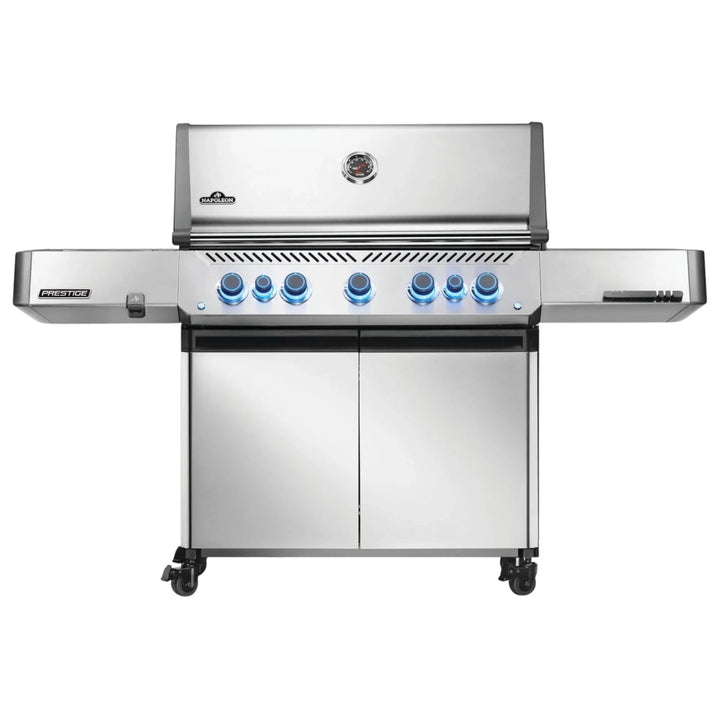 Napoleon New Prestige® 665 RSIB Freestanding Gas Grill w/ Infrared Side and Rear Burner.
