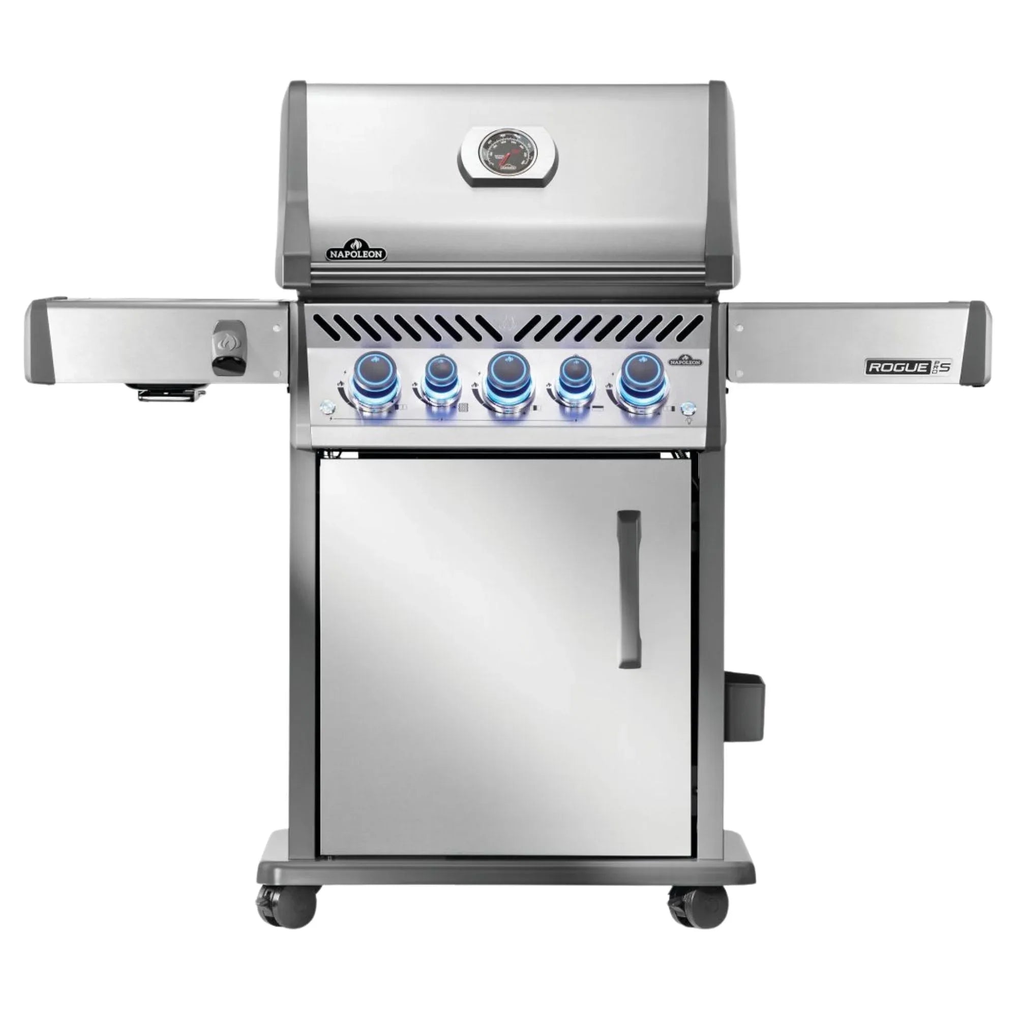 Napoleon Rogue® PRO-S 425 RSIB Freestanding Gas Grill w/ Infrared Side and Rear Burner.