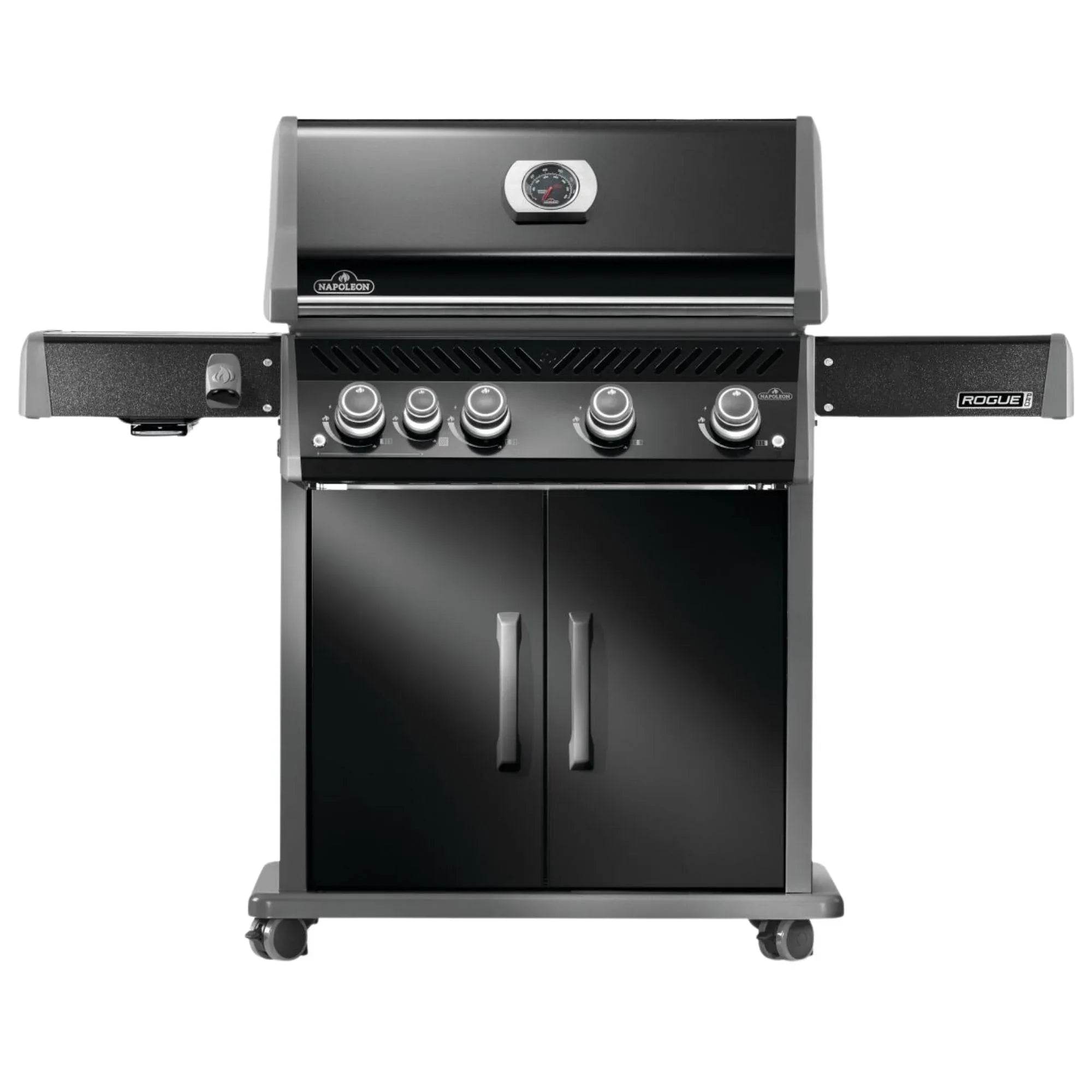 Napoleon Rogue® PRO 525 SIB Black Freestanding Gas Grill w/ Infrared Side Burner.