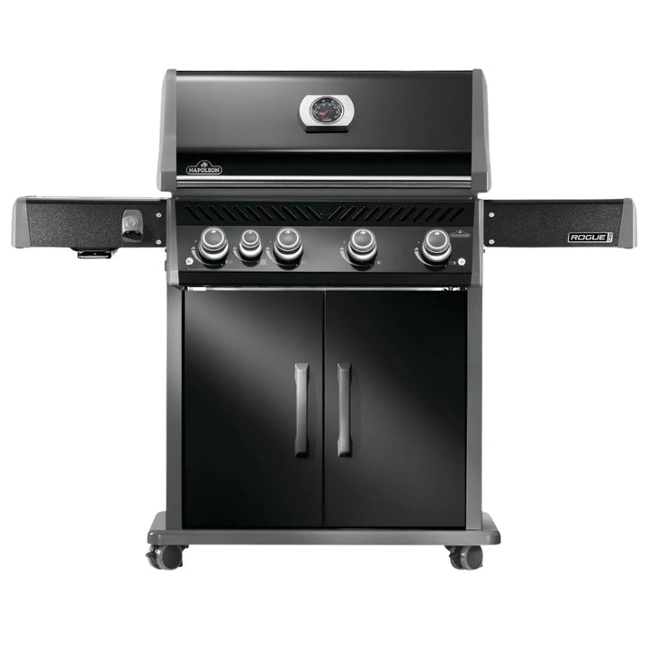 Napoleon Rogue® PRO 525 SIB Black Freestanding Gas Grill w/ Infrared Side Burner.