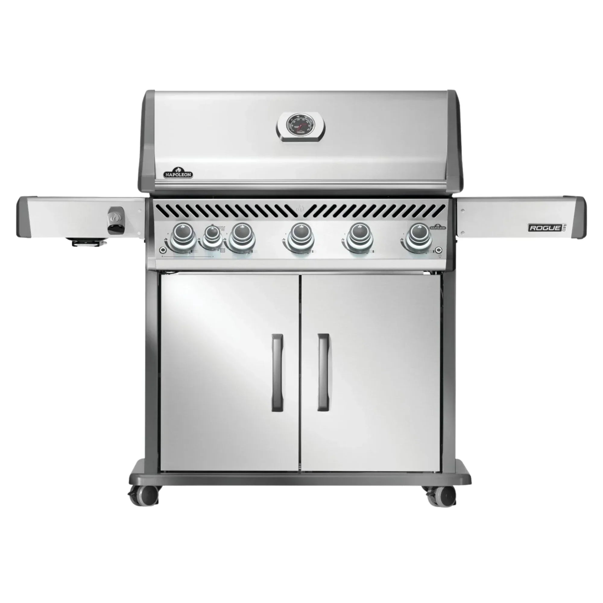 Napoleon Rogue PRO 625 SIB Freestanding Gas Grill w/ Infrared Side Burner.