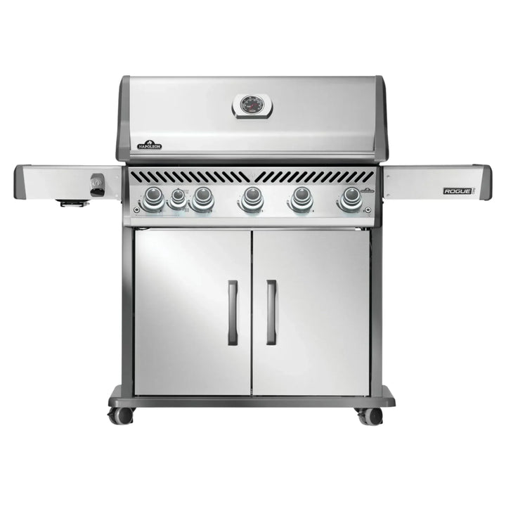 Napoleon Rogue PRO 625 SIB Freestanding Gas Grill w/ Infrared Side Burner.