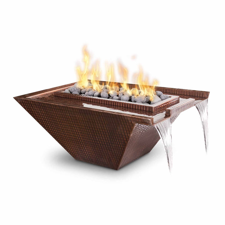 The Outdoor Plus Nile Hammered Copper Fire & Water Bowl.