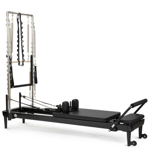 Elina Pilates® Nubium™ Reformer Black Edition with Tower.