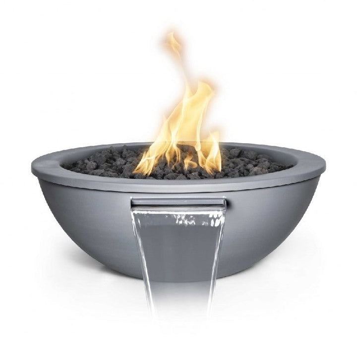 The Outdoor Plus Sedona Powdercoated Steel Fire & Water Bowl.