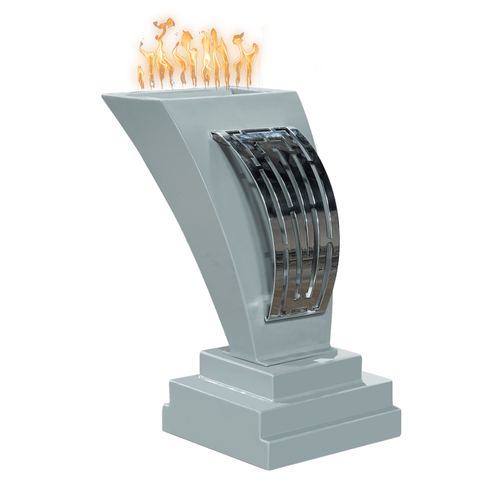 Designer Series Fire Feature 10 - Scupper High Quality Powder Coat Finish by The Outdoor Plus.