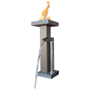 Designer Series Fire Feature 11 - Scupper High Quality Powder Coat Finish by The Outdoor Plus.