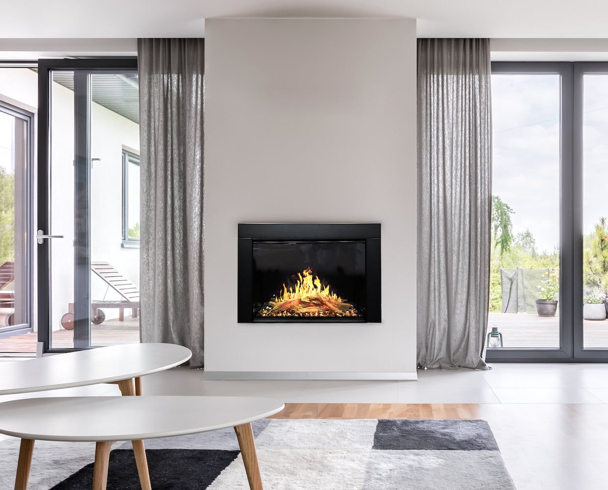 Modern Flames Orion Traditional Built-In Electric Fireplace.