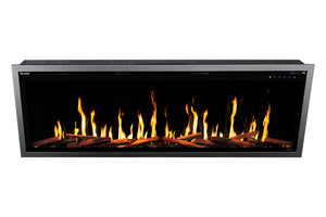 Modern Flames Orion Slim 76" Version 2 Heliovision Virtual Recessed / Wall Mount Electric Fireplace.