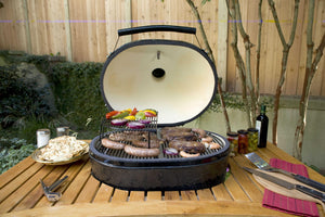 Primo Oval XL 400 Ceramic Kamado Grill PGCXLH.