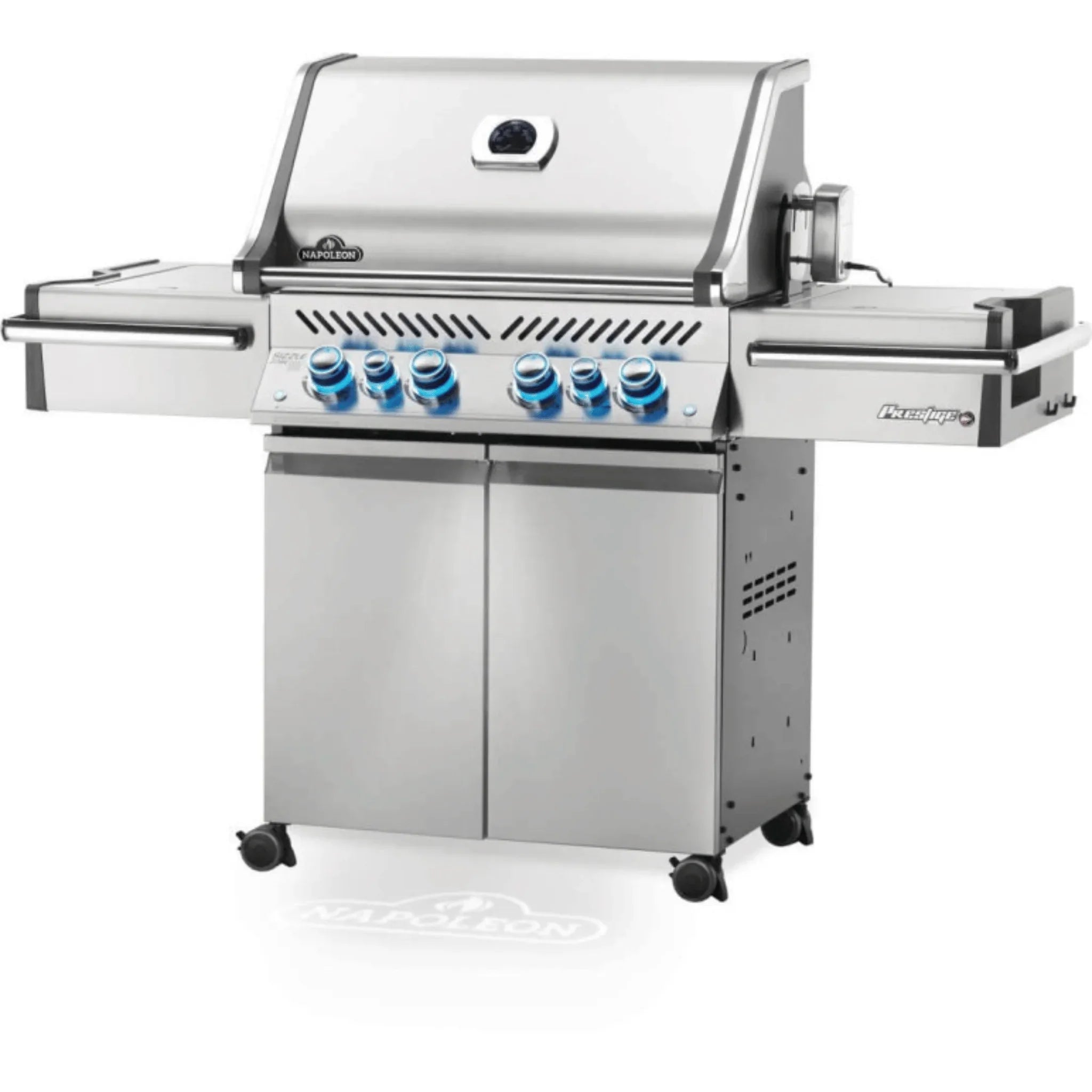 Napoleon Prestige PRO™ 500 RSIB Freestanding Gas Grill with Infrared side and Rear Burners.