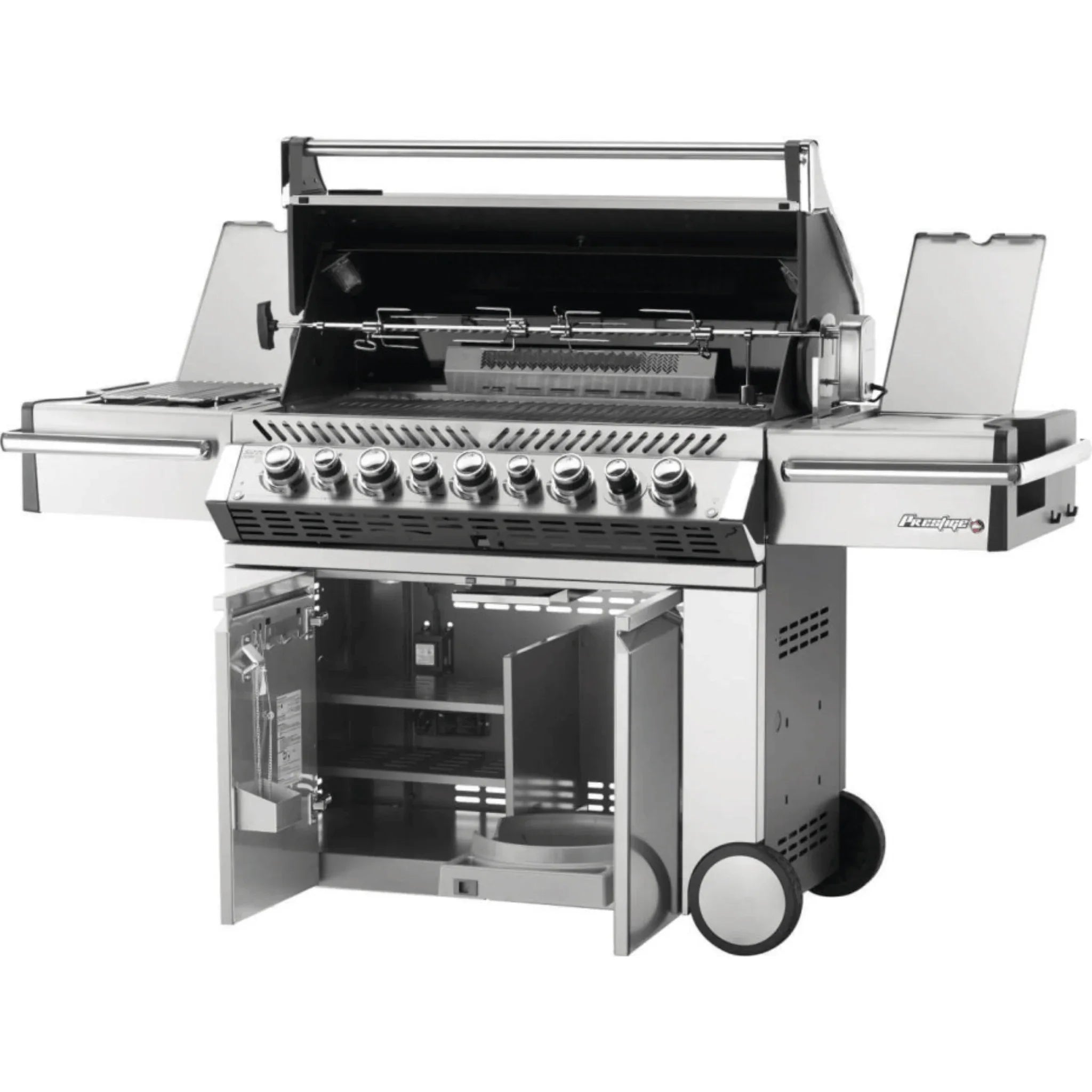 Napoleon Prestige PRO™ 665 RSIB Freestanding Gas Grill with Infrared side and Rear Burner.