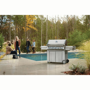 Napoleon Prestige PRO™ 665 RSIB Freestanding Gas Grill with Infrared side and Rear Burner.