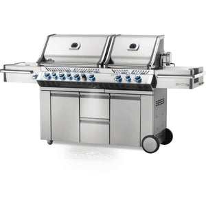 Napoleon Prestige PRO™ 825 RSBI Premium Freestanding Gas Grill with Power Side Burner, Infrared Rear & Bottom Burners.