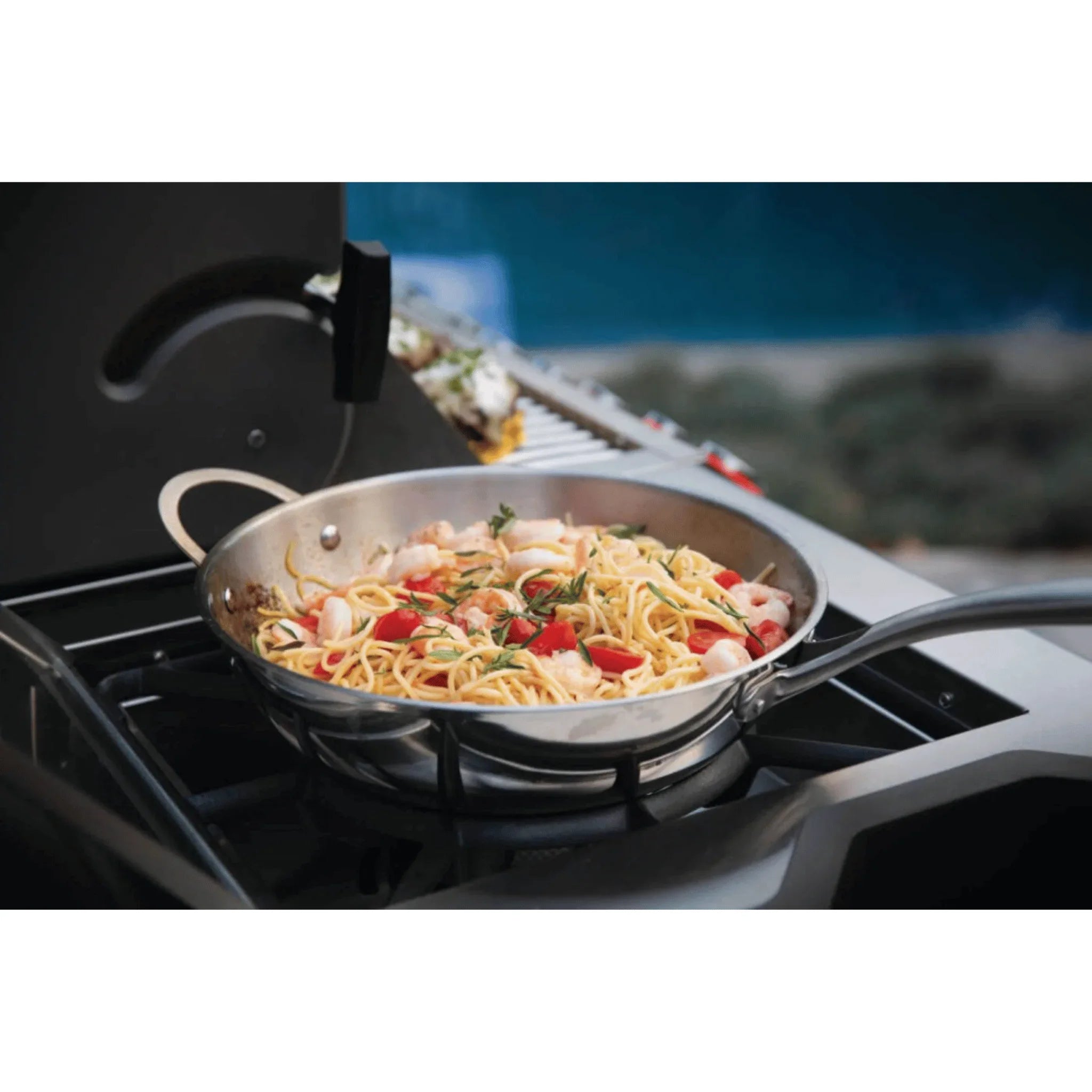 Napoleon Prestige PRO™ 825 RSBI Premium Freestanding Gas Grill with Power Side Burner, Infrared Rear & Bottom Burners.