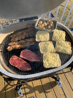 Primo Oval XL 400 Ceramic Kamado Grill PGCXLH.
