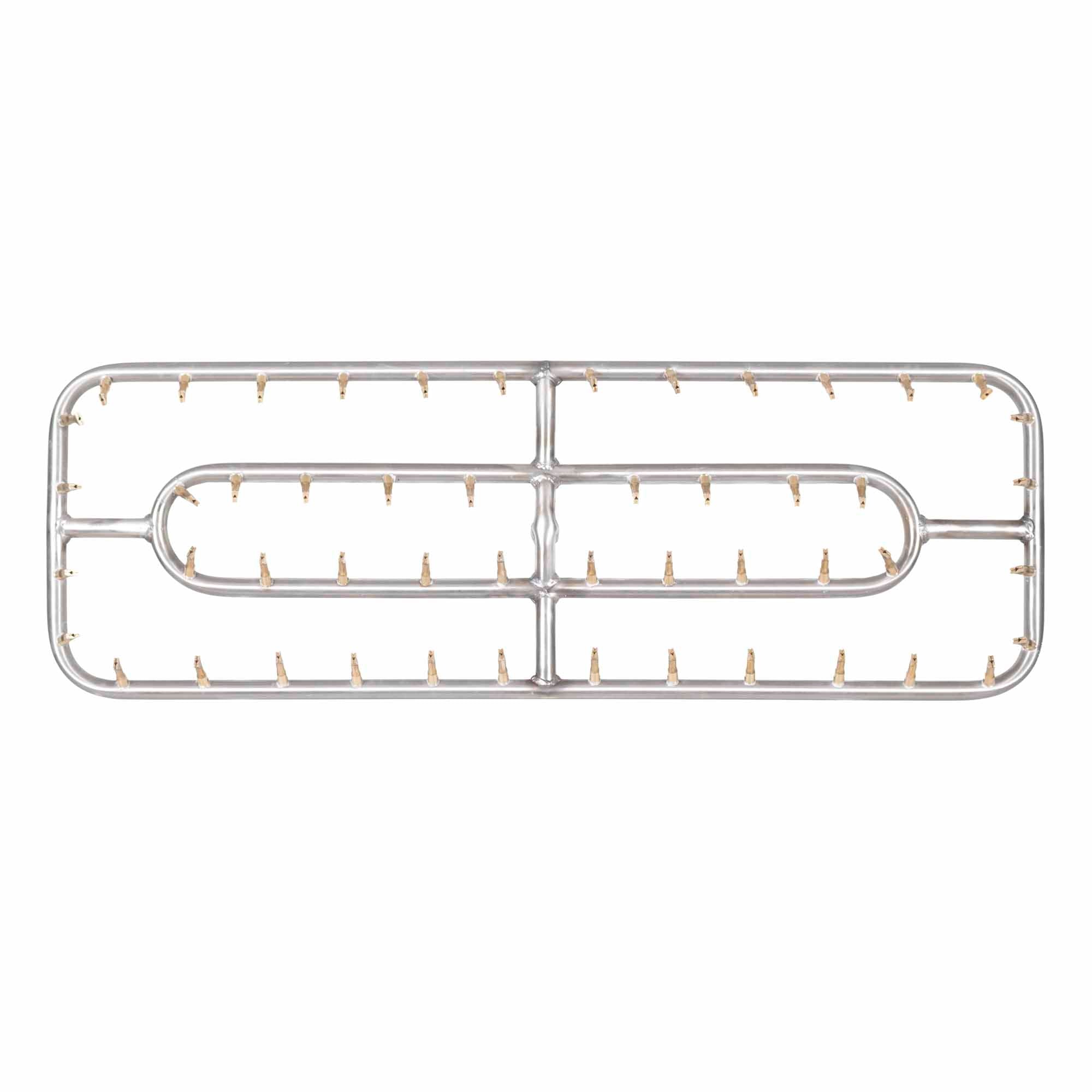 Stainless Steel Double Rectangle Bullet Burner by The Outdoor Plus.
