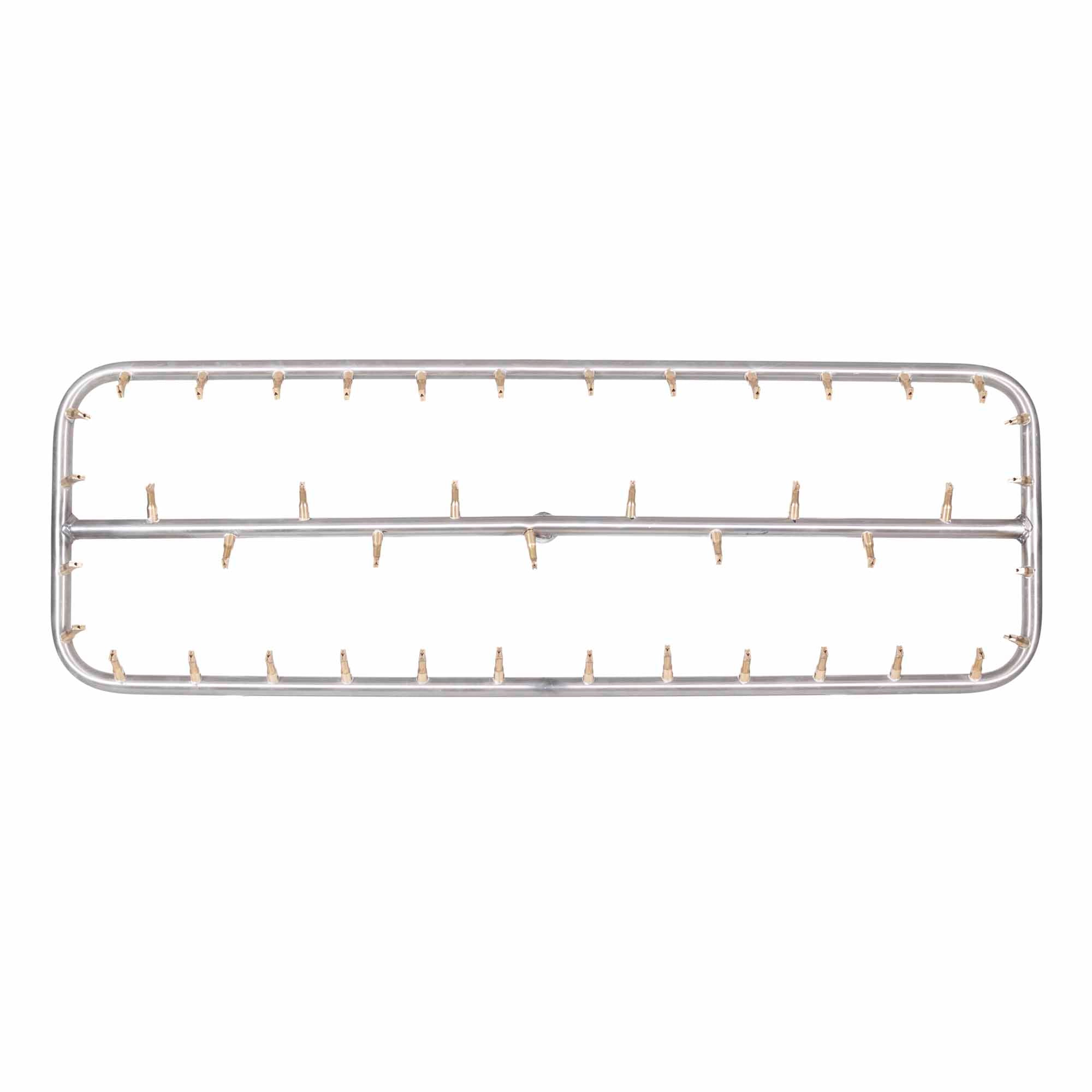 Stainless Steel Rectangle Bullet Burner by The Outdoor Plus.