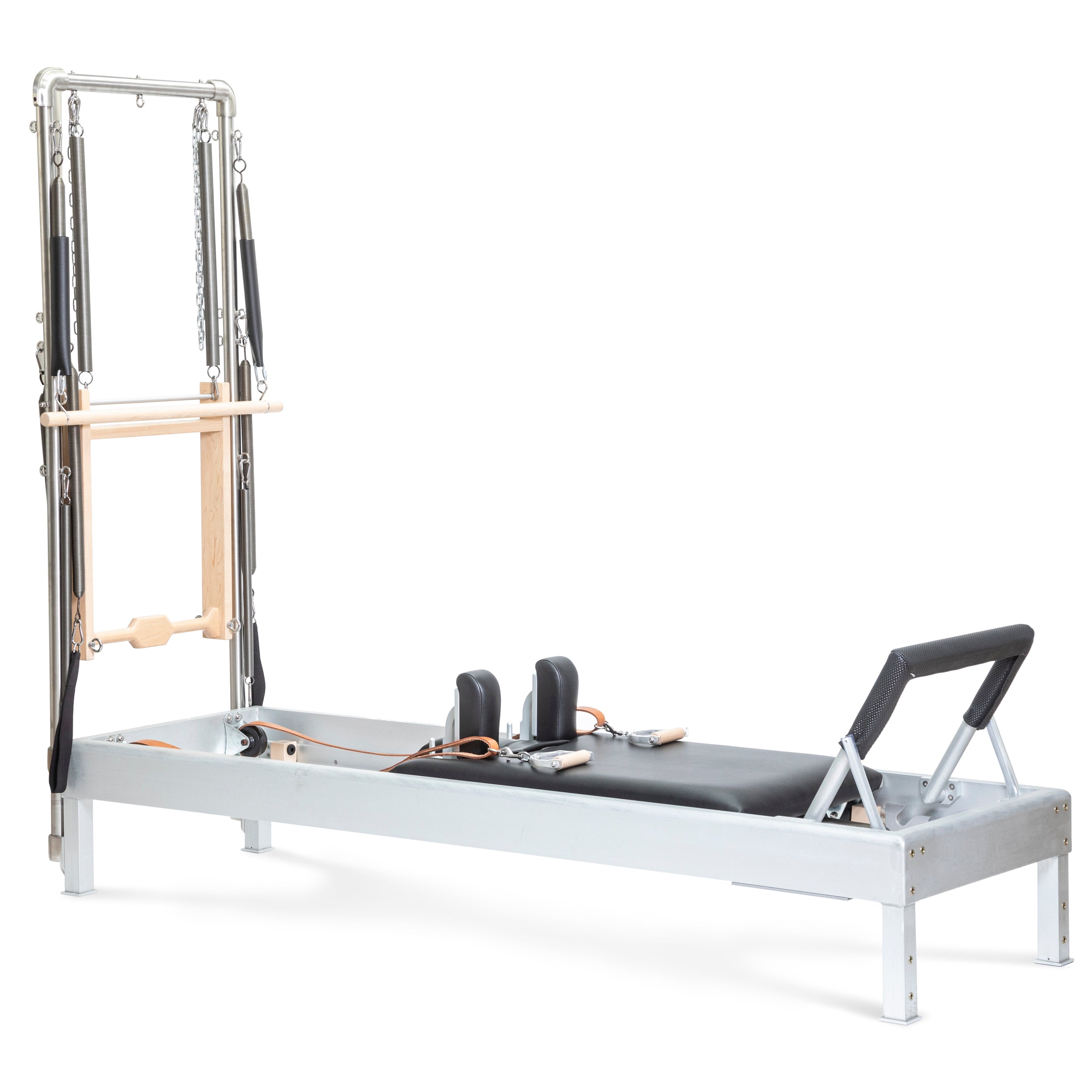 Elina Pilates® Classic Aluminum Reformer with Tower.