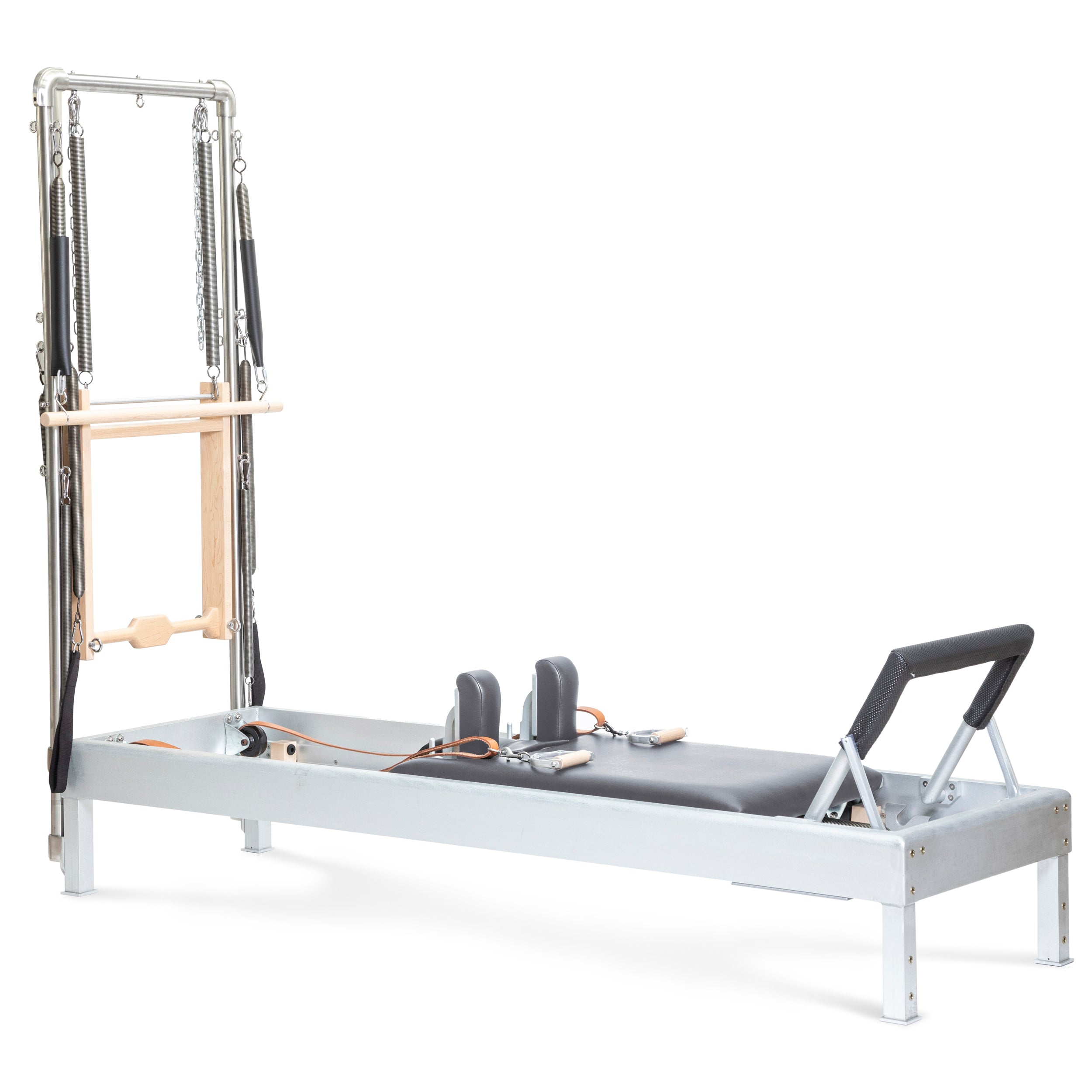 Elina Pilates® Classic Aluminum Reformer with Tower.
