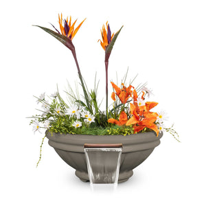 The Outdoor Plus Roma Concrete Planter & Water Bowl.