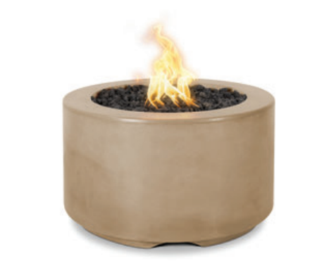 The Outdoor Plus 32" Florence Concrete Fire Pit.