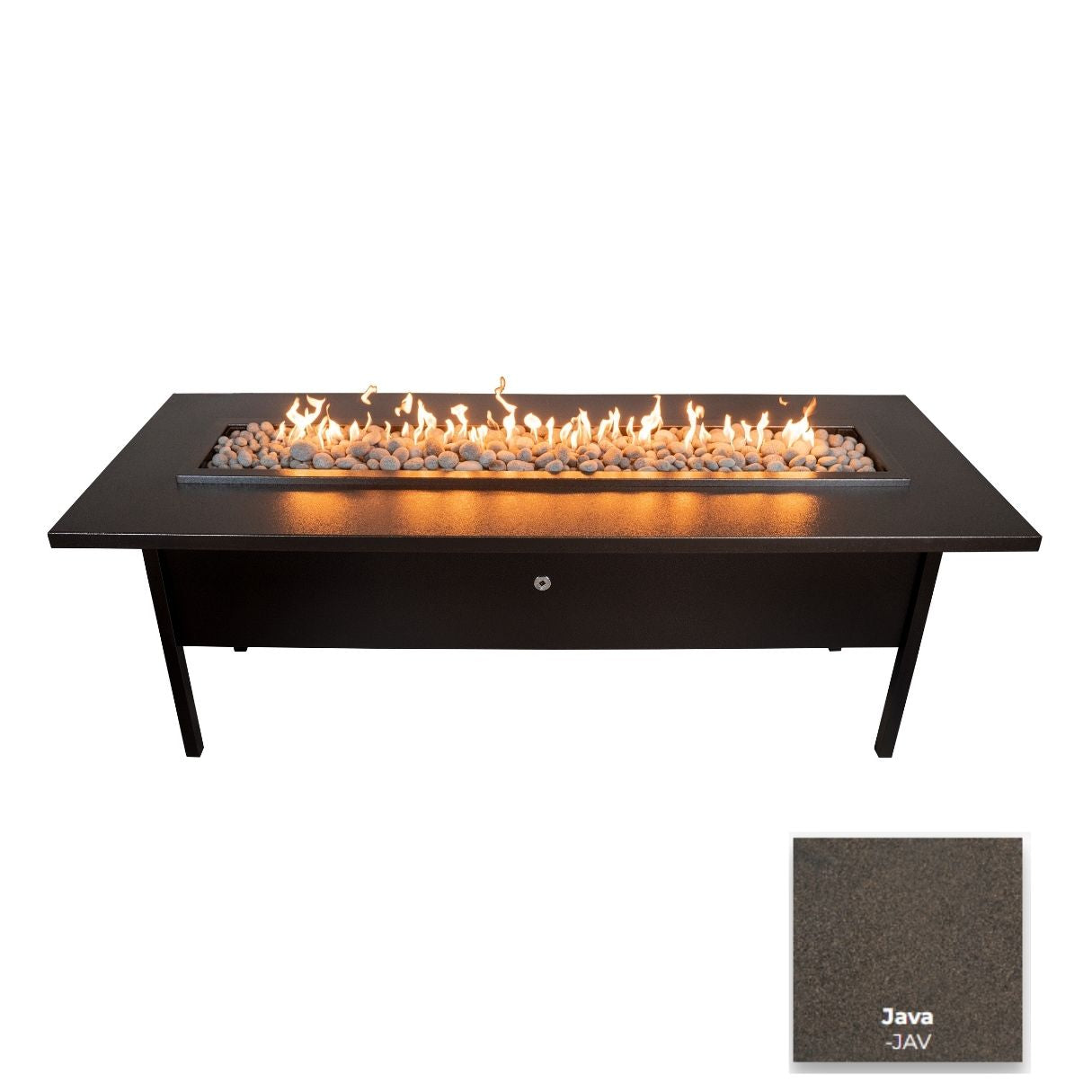 The Outdoor Plus Seashore Metal Fire Table.