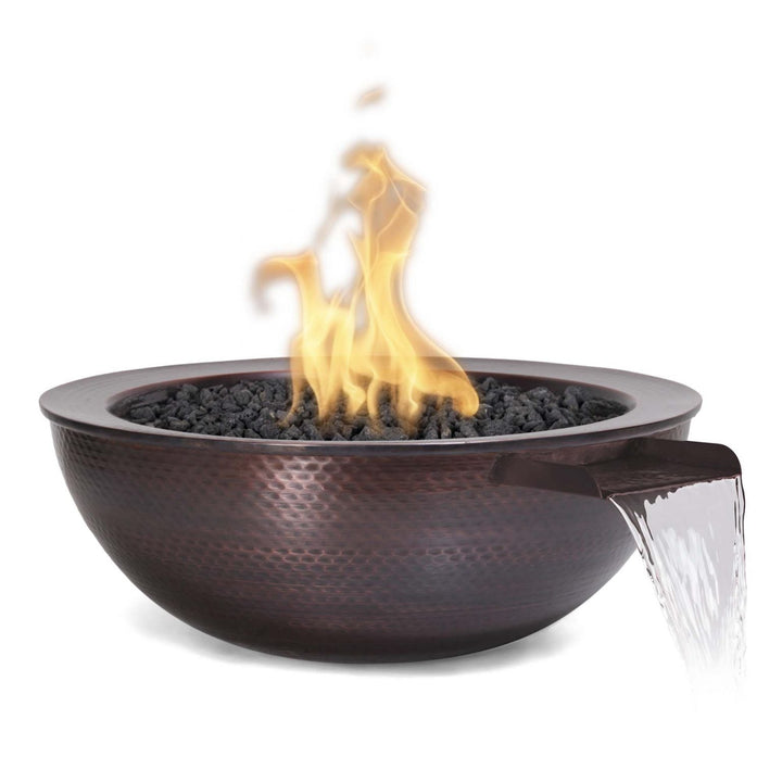 The Outdoor Plus Sedona Copper Fire & Water Bowl.
