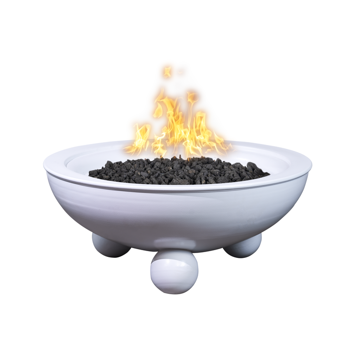 The Outdoor Plus Sedona Fire Bowl with Round Legs.