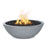 60" Sedona Concrete Narrow Ledge Fire Pit- OPT-SED60