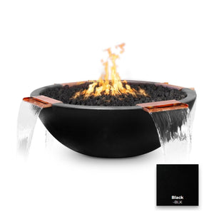 The Outdoor Plus Sedona Concrete Fire & Water Bowl - 4 Way Spill.