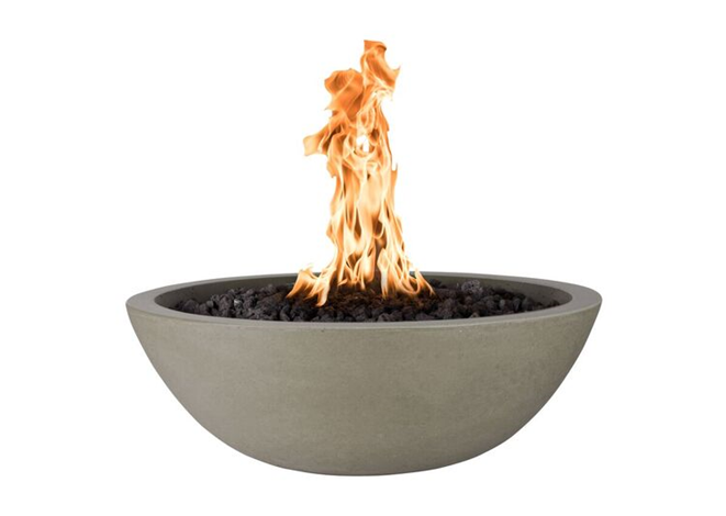 The Outdoor Plus Sedona Concrete Fire Bowl.