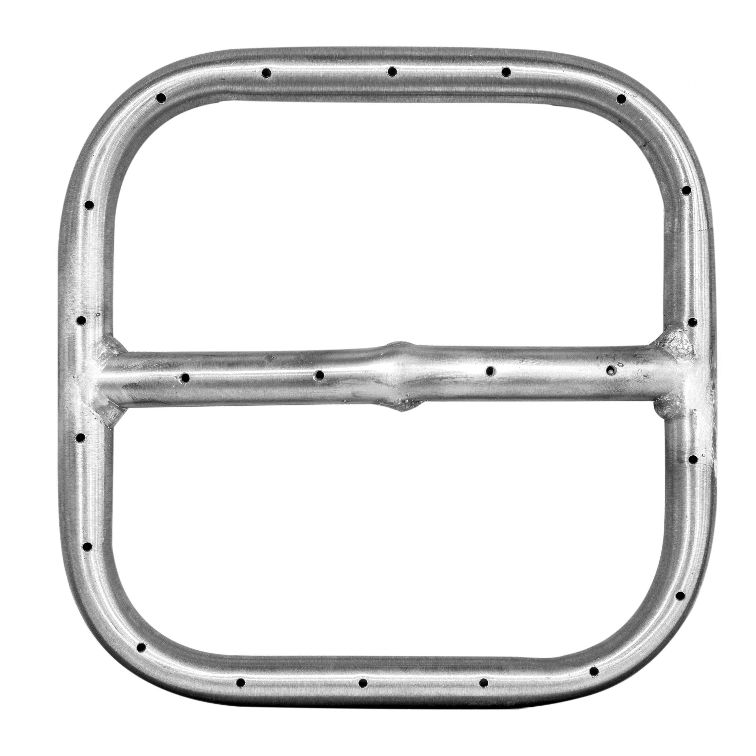Square Stainless Steel Burner by The Outdoor Plus.