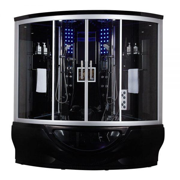 Maya Bath Black Platinum Superior Steam Shower (102).