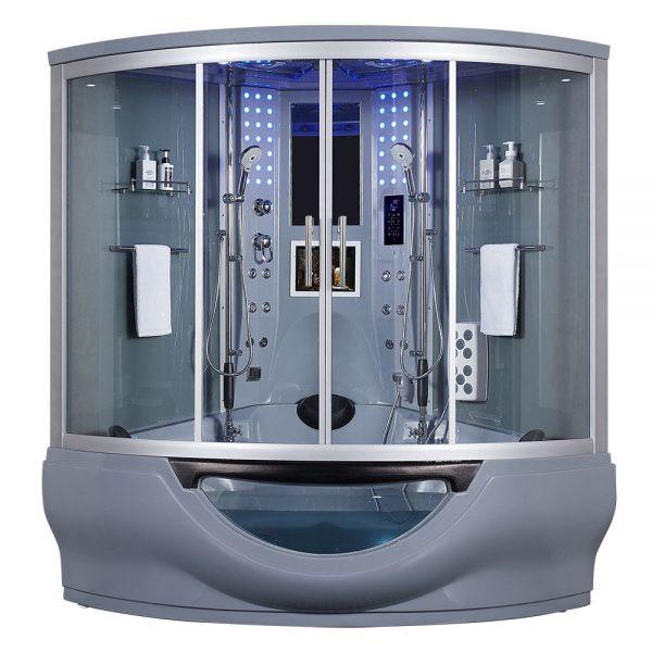 Maya Bath Grey Platinum Superior Steam Shower (103).