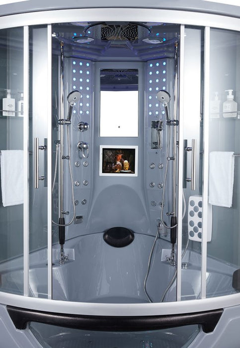 Maya Bath Grey Platinum Superior Steam Shower (103)