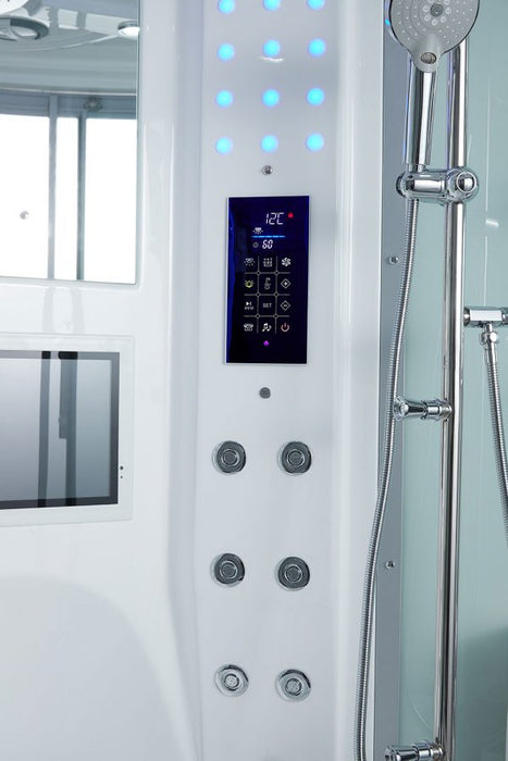 Maya Bath White Platinum Superior Steam Shower (101)