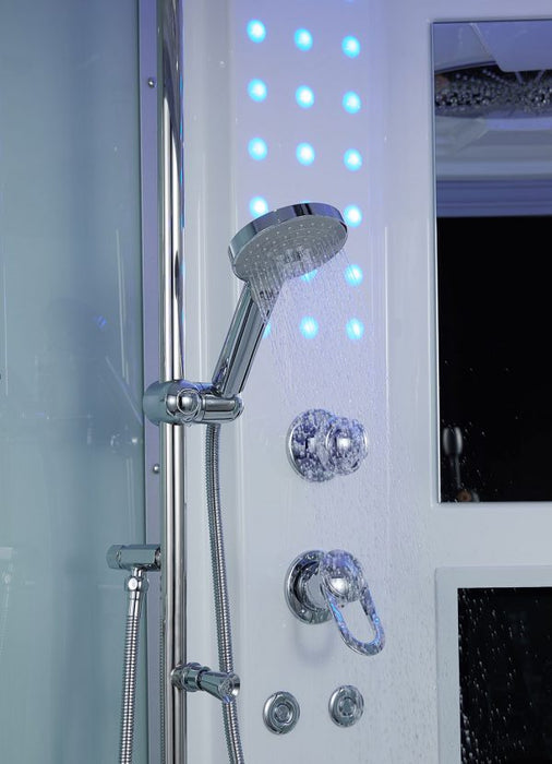 Maya Bath White Platinum Superior Steam Shower (101)