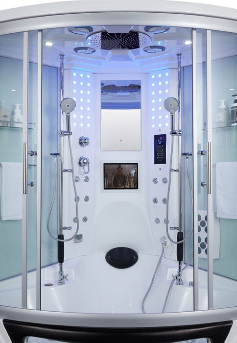 Maya Bath White Platinum Superior Steam Shower (101)