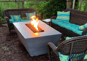 The Outdoor Plus Angelus Concrete Fire Pit.