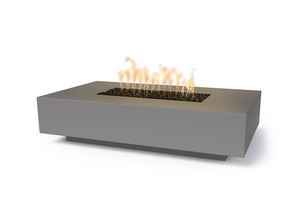 The Outdoor Plus Cabo Linear Concrete Fire Pit.
