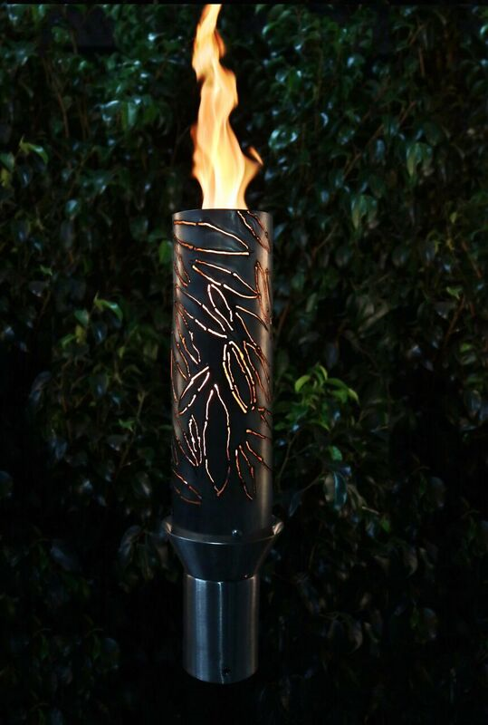 The Outdoor Plus Stainless Steel Tropical Fire Torch.